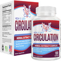 Vein & Leg Circulation (2-Month) Support Supplement with 8 Active Ingredients in 1 Formula | Leg + Vein | Blood Circulation Support Supplements | 60-Day Bulk Supply | 180 Capsules Elevate Recovery SupplementsBuy Supplements Australia