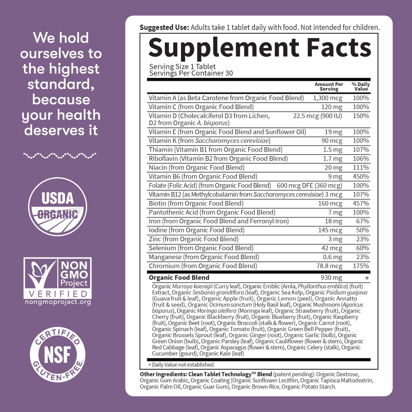 Garden of Life Organics Prenatal Vitamin: Folate for Energy & Healthy Fetal Development, Non-constipating Iron, Vitamin C, B6, B12, D3 – Organic, Non-GMO, Gluten-Free, Vegan, 30 Day Supply Garden of Life buy supplements Au