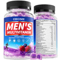 Ceecisee Men’s Methylated Multivitamin Gummies: Chewable Multivitamins Mens Gummy with Omega Probiotic Magnesium Zinc Vitamins B12 D3 - No Iron Daily Supplement Support Energy Immune for Men(120Count) CeeciseeBuy Supplements Australia