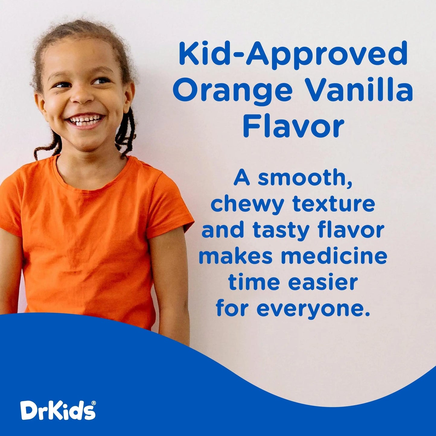 Dr. Kids Children’s Pain and Fever Gummy Bite - Chewable Acetaminophen for Kids Ages 2-11, Pre-Measured Soft Chews for Headache, Sore Throat, Cold and Flu, Orange Vanilla Flavor, 24 Count Dr. KidsBuy Supplements Australia