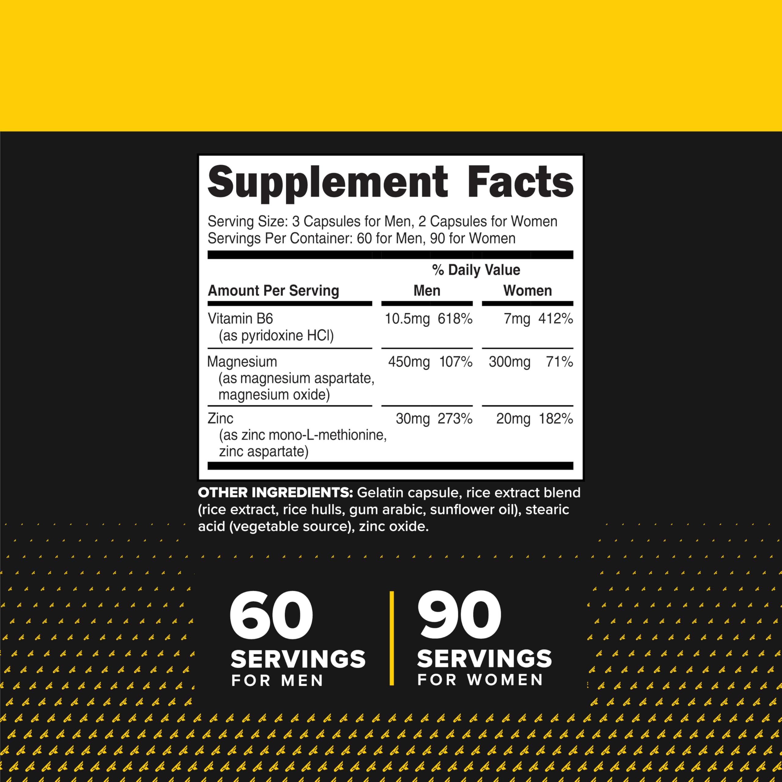 Primaforce ZMA Dietary Supplement, 180 Capsules
