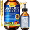 Liposomal Lymphatic Drainage Drops 2000mg - 17-in-1 Lymphatic Support & Liver Cleanse Detox with Milk Thistle, Dandelion, Elderberry, Echinacea & Full Vitamin Complex - Lymph System Support, 2 fl oz TOPSHEP buy supplements Au
