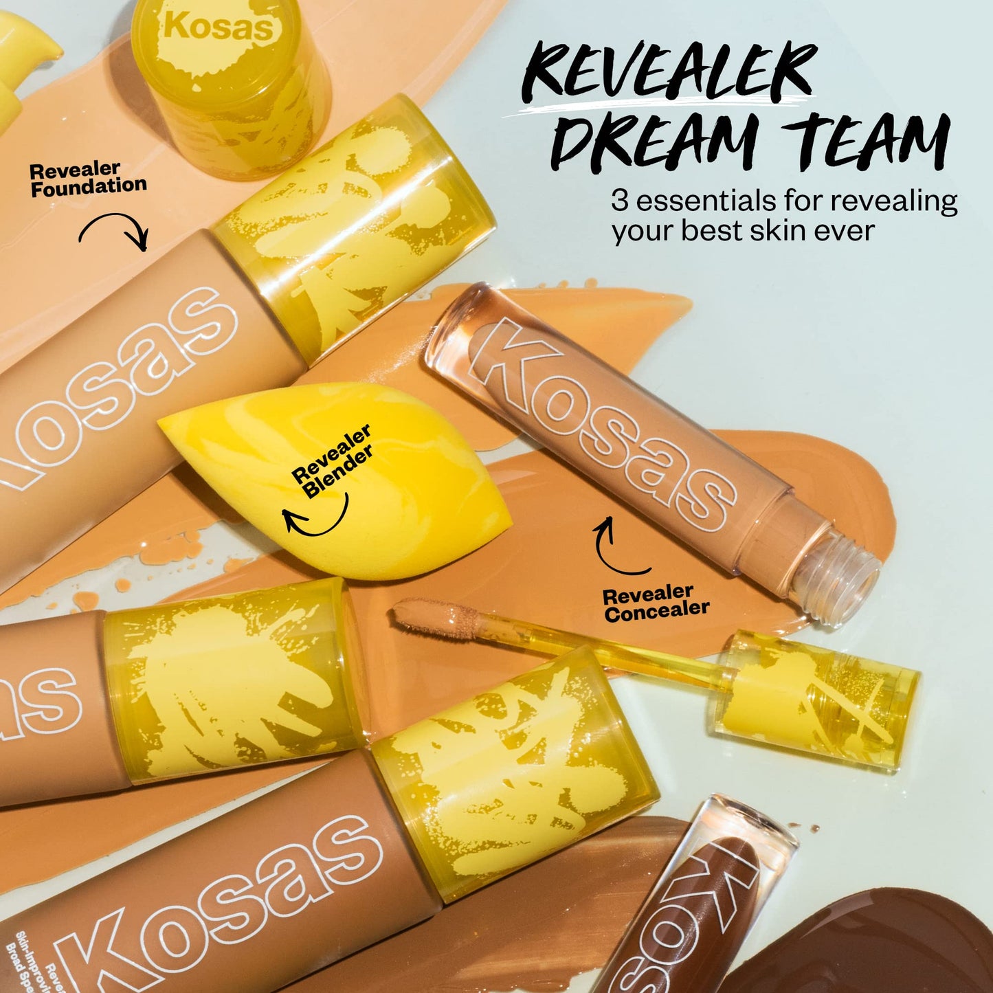 Kosas Revealer Liquid Foundation SPF 25 – Medium Buildable Coverage, Hydrating Natural Glow Finish, Light Medium Neutral 200 KosasBuy Supplements Australia