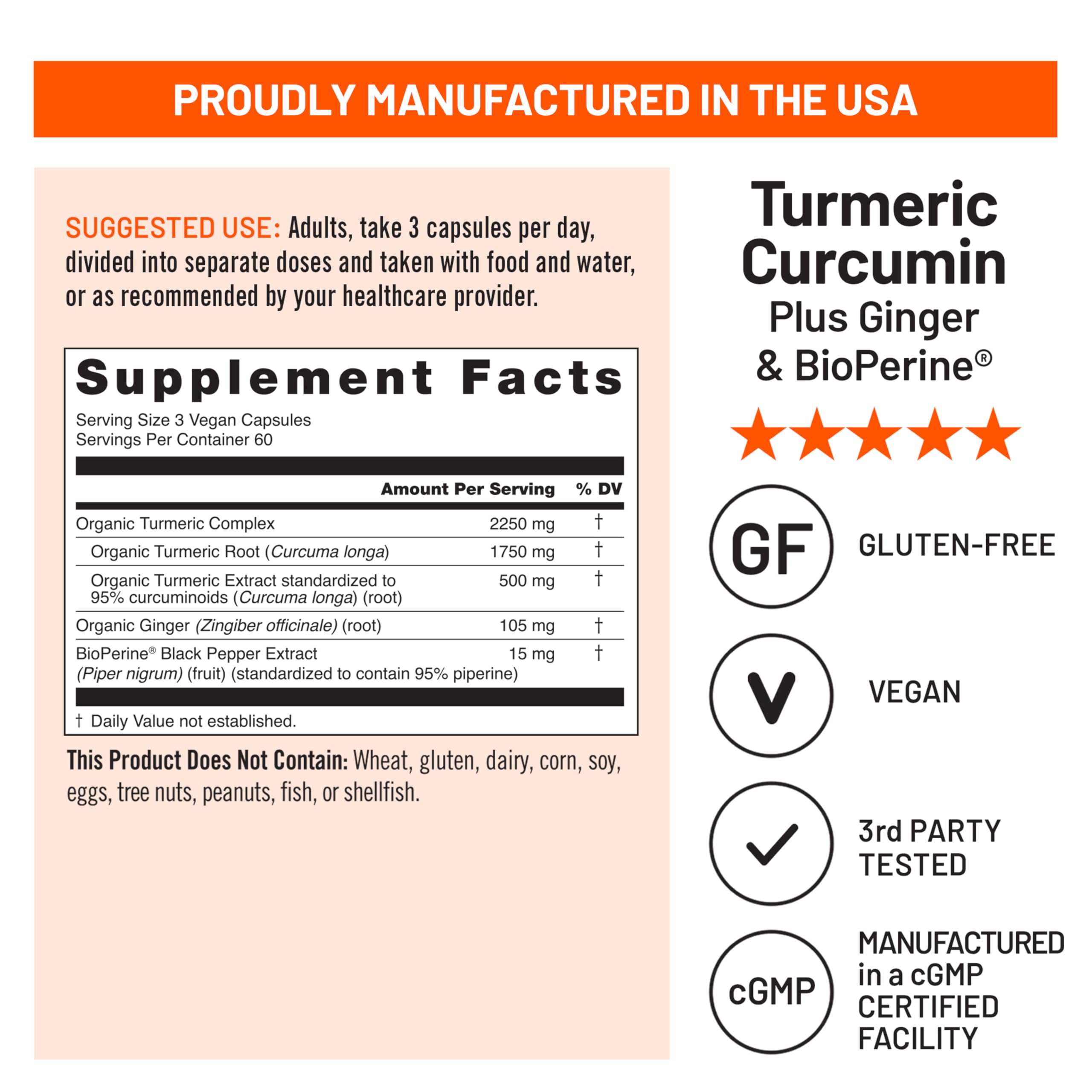 NatureWise Curcumin Turmeric 2250mg - 95% Curcuminoids & BioPerine Black Pepper Extract for Advanced Absorption - Daily Joint and Immune Health Support