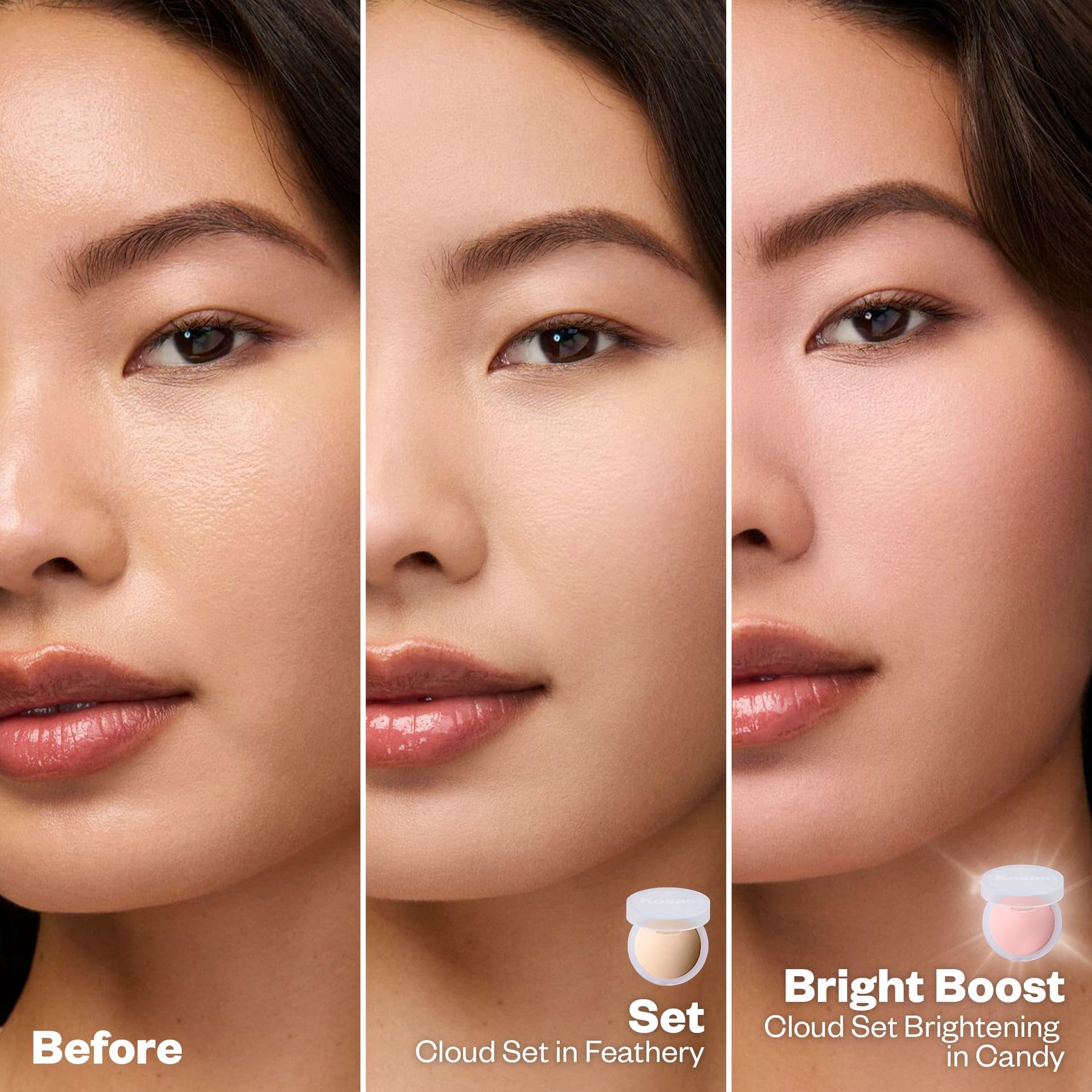 Kosas Cloud Set Baked Setting Powder, Face Powder Makeup for Shine Control, Soft Natural Finish, Clean Beauty Formula, Feathery, Sheer Light Medium KosasBuy Supplements Australia