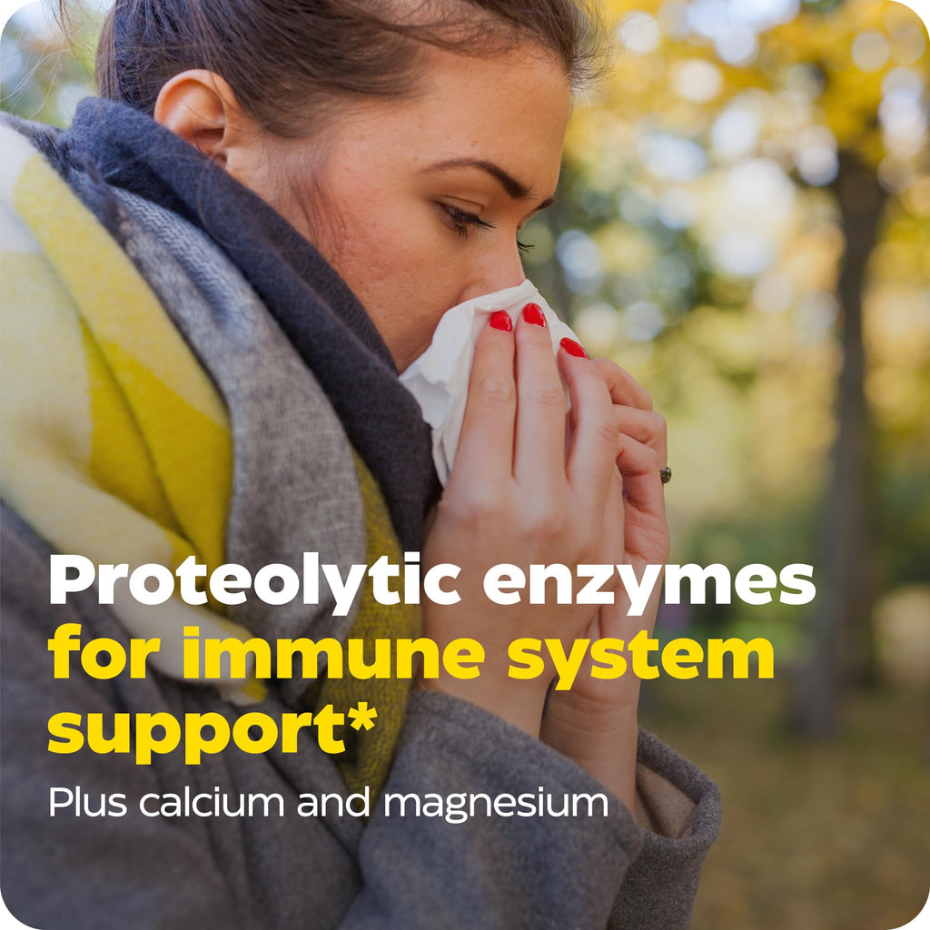 Enzymedica Immune Defense Regular Strength Caps - Proteolytic Enzyme Supplement for Men & Women, Immune Health Support Supplement with Protease, Catalase, Serrapeptase & Mucolase, Vegan - 180 Capsules Enzymedica buy supplements Au