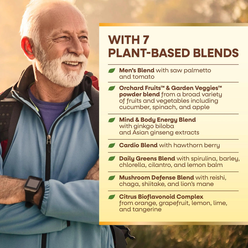 Nature's Way Alive! Men’s 50+ Daily Ultra Multivitamin, High Potency Formula, Supports Healthy Brain, Eyes & Heart Nature's Way