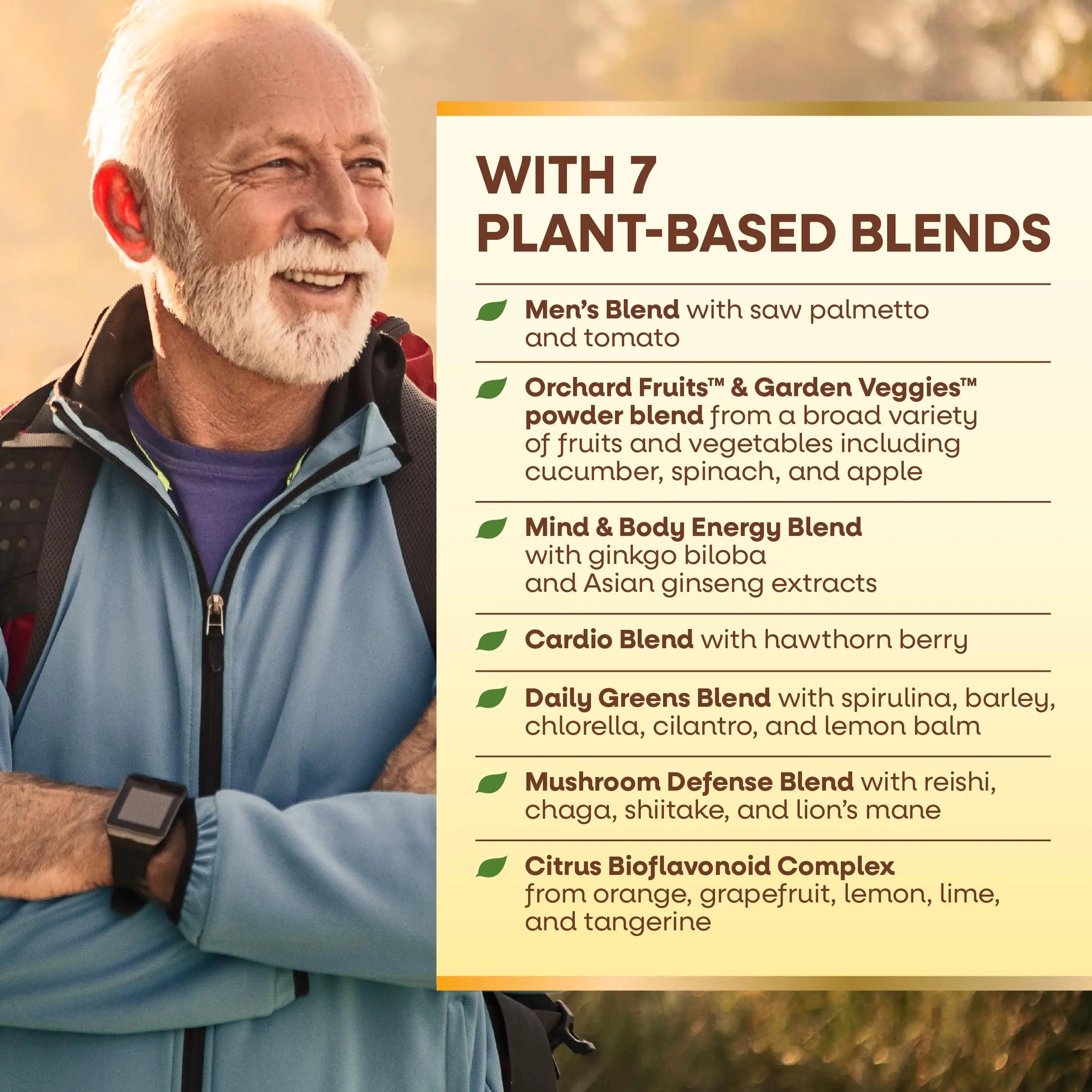 Nature's Way Alive! Men’s 50+ Daily Ultra Multivitamin, High Potency Formula, Supports Healthy Brain, Eyes & Heart Nature's Way