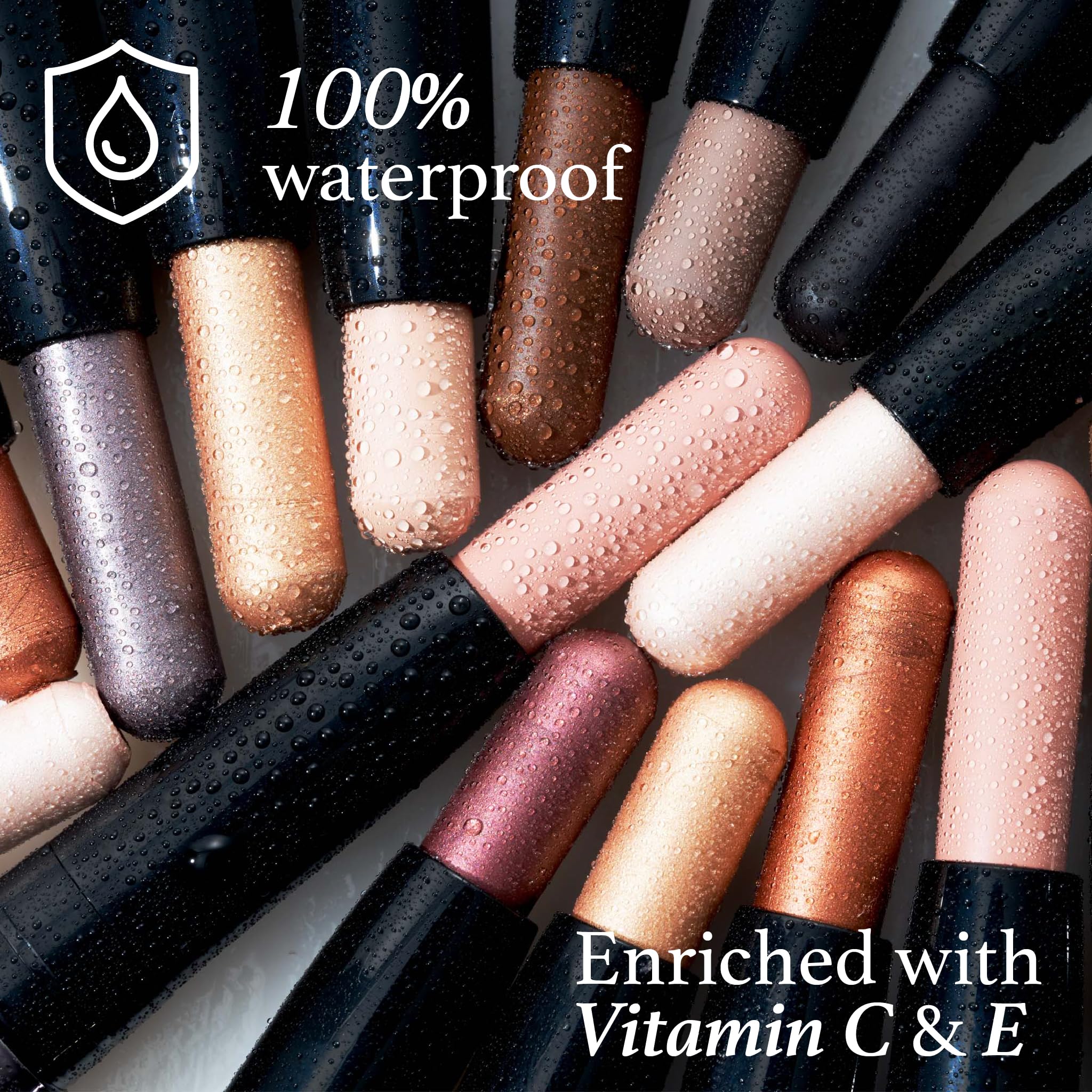 Julep Eyeshadow 101 Crème-to-Powder Waterproof Eyeshadow Stick Duo – Long-Lasting, Crease-Proof, Easy Apply with Built-in Smudger - Desert & Champagne JulepBuy Supplements Australia
