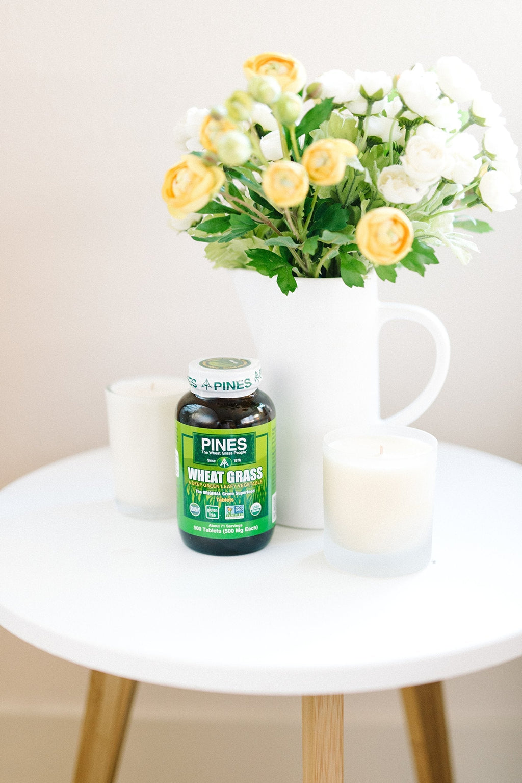 PINES Organic Wheat Grass, 250 Count Tablets | PINES Wheat Grass as featured in the new blockbuster film, Ocean's 8! Pines buy supplements Au