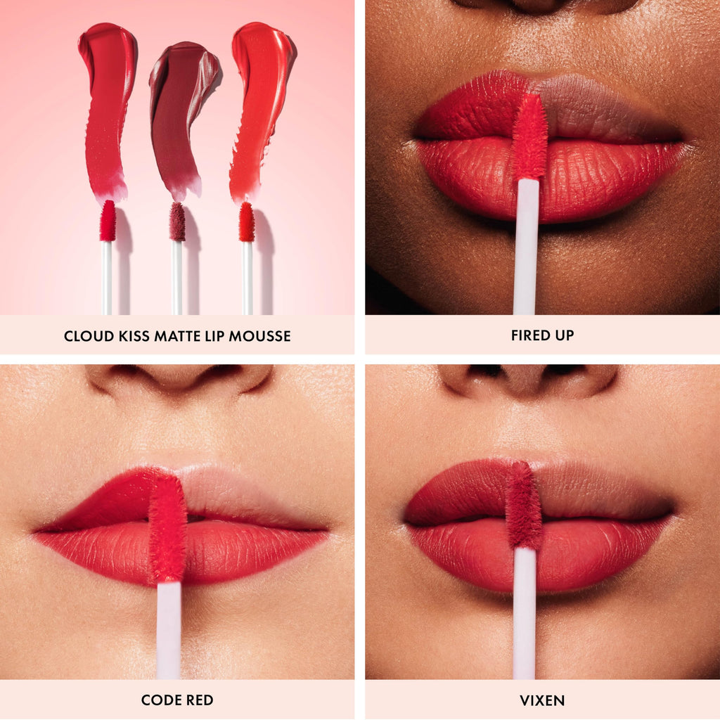 ICONIC LONDON Cloud Kiss Matte Lip Mousse | Matte Liquid Lip Colour, Cruelty-Free, Vegan Makeup, Code Red ICONIC LONDON buy supplements Au