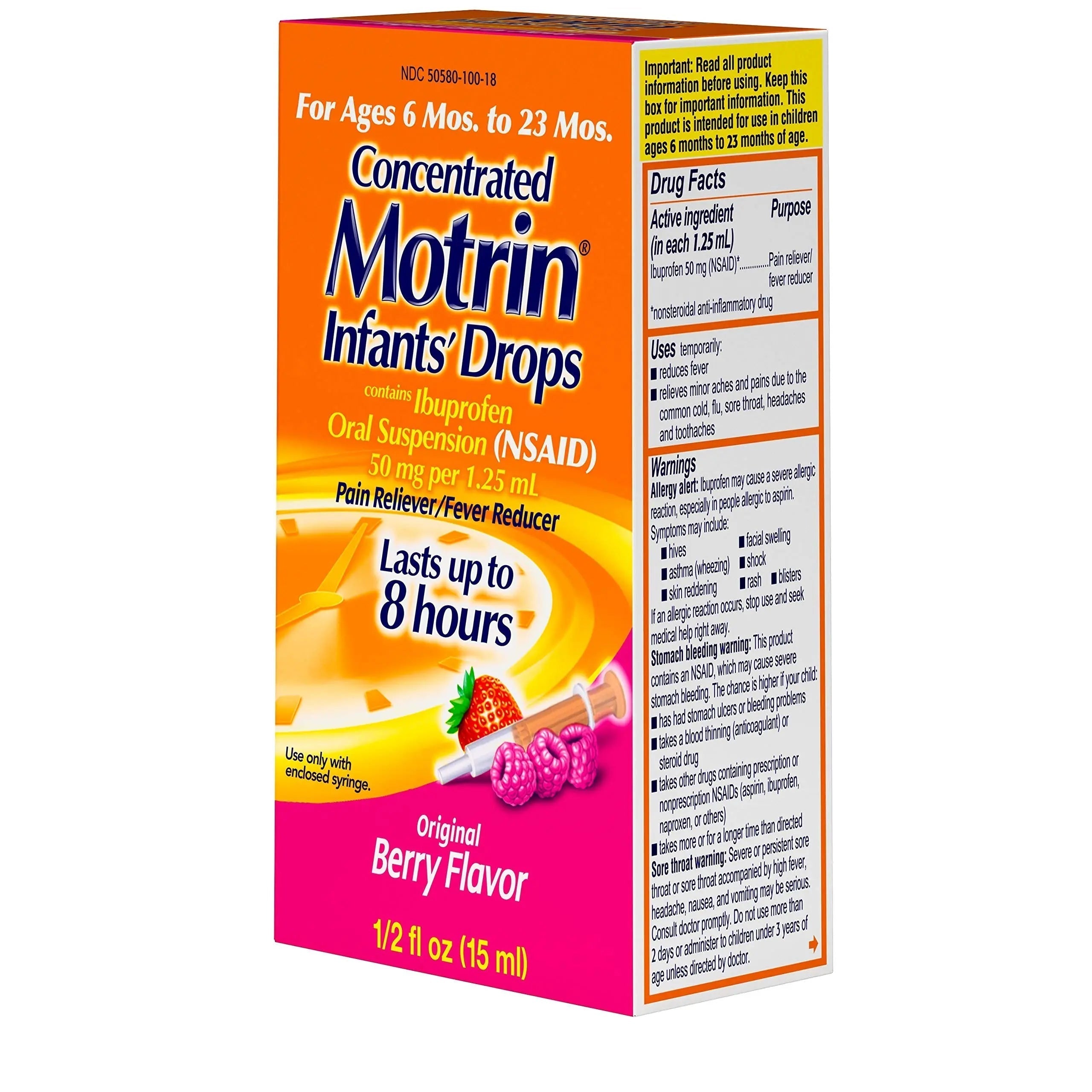 Concentrated Motrin Aspirin, 0.5 Fluid Ounce MotrinBuy Supplements Australia
