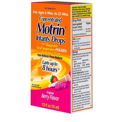 Concentrated Motrin Aspirin, 0.5 Fluid Ounce MotrinBuy Supplements Australia