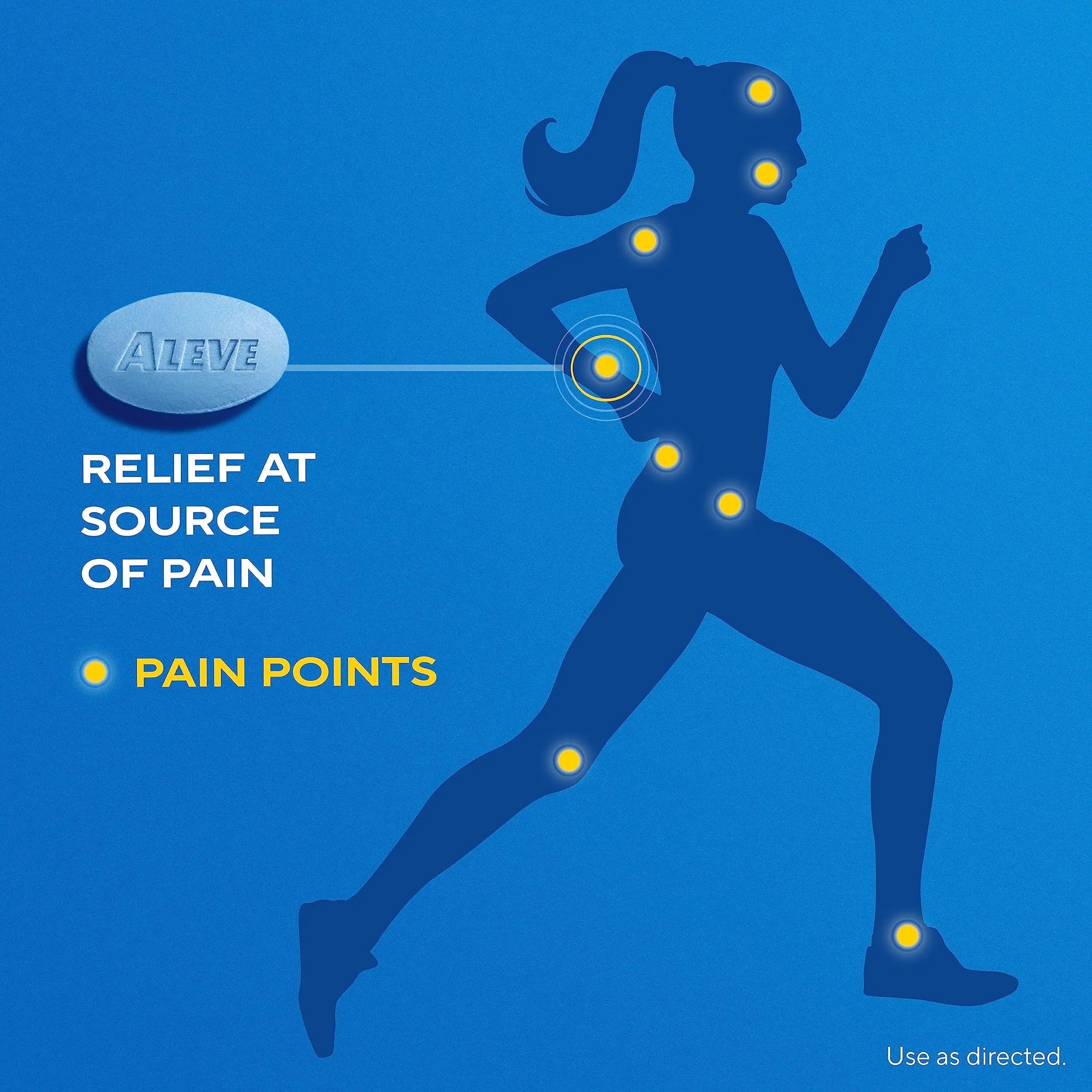 Aleve Pain Reliever & Fever Reducer Naproxen Sodium Caplets, Body Pain Relief, 270 Count AleveBuy Supplements Australia