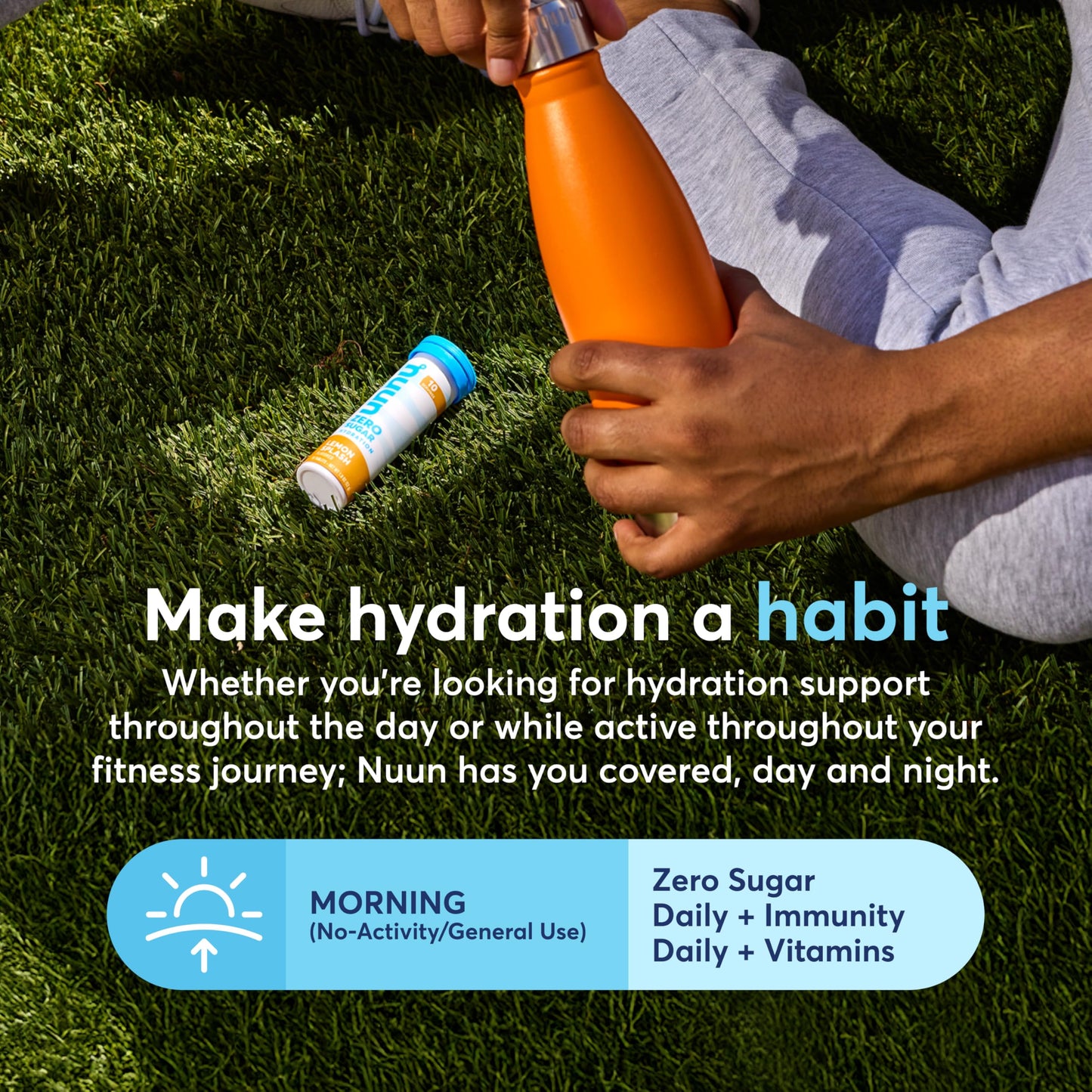 Nuun Zero Sugar Hydration Electrolyte Tablets - Magnesium, Calcium, Potassium, Chloride & Sodium, Light & Delicious Fruit Flavors, No Sugar, Gluten Free, Vegan