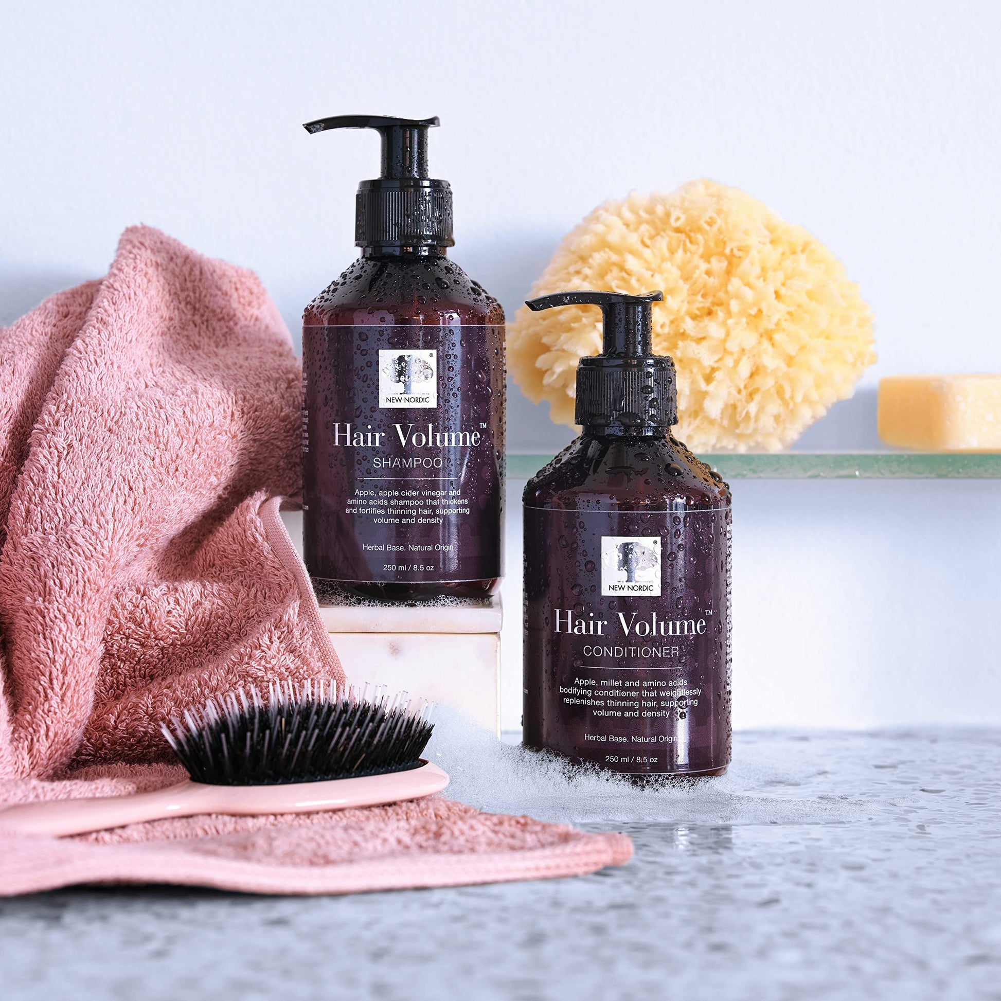 New Nordic Hair Volume Shampoo 250ml - Herbal Volumising Shampoo For Dry Damaged Hair - Suitable for Men and Women NEW NORDICBuy Supplements Australia