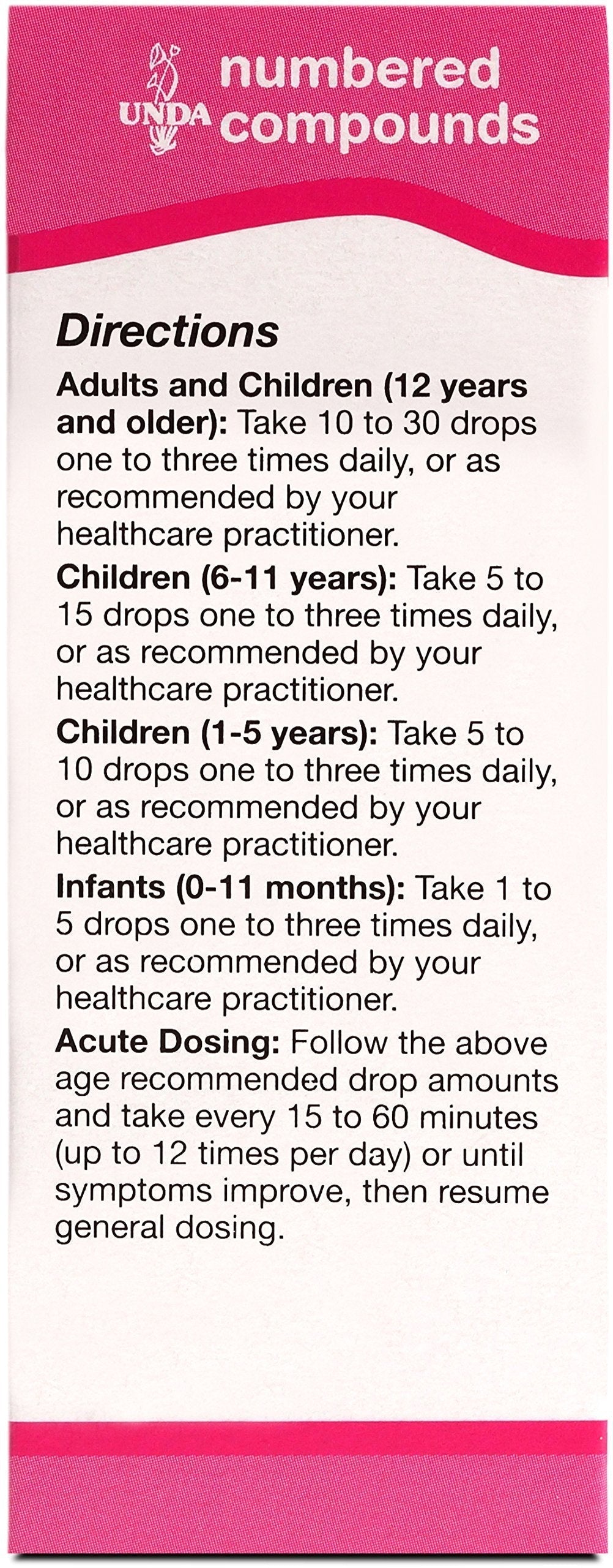 UNDA 41 Numbered Compounds | Homeopathic Preparation | 0.7 fl. oz. UNDABuy Supplements Australia