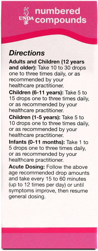 UNDA 41 Numbered Compounds | Homeopathic Preparation | 0.7 fl. oz. UNDABuy Supplements Australia