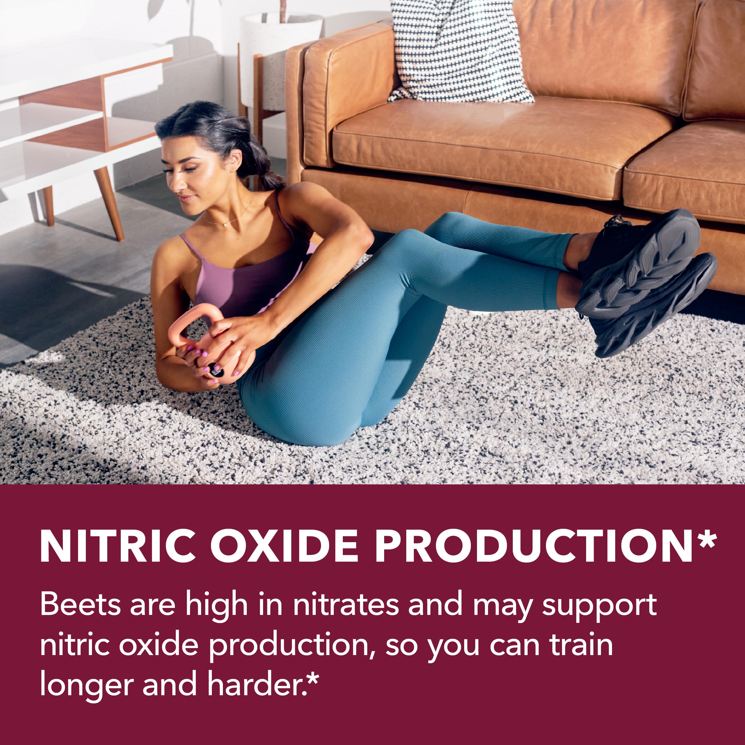 Beet Root Gummies with COQ10 & Pomegranate - Nitric Oxide Supplement for Men and Women - Beetroot for Endurance, Performance, Recovery - Vegan, Non-GMO, Gluten Free