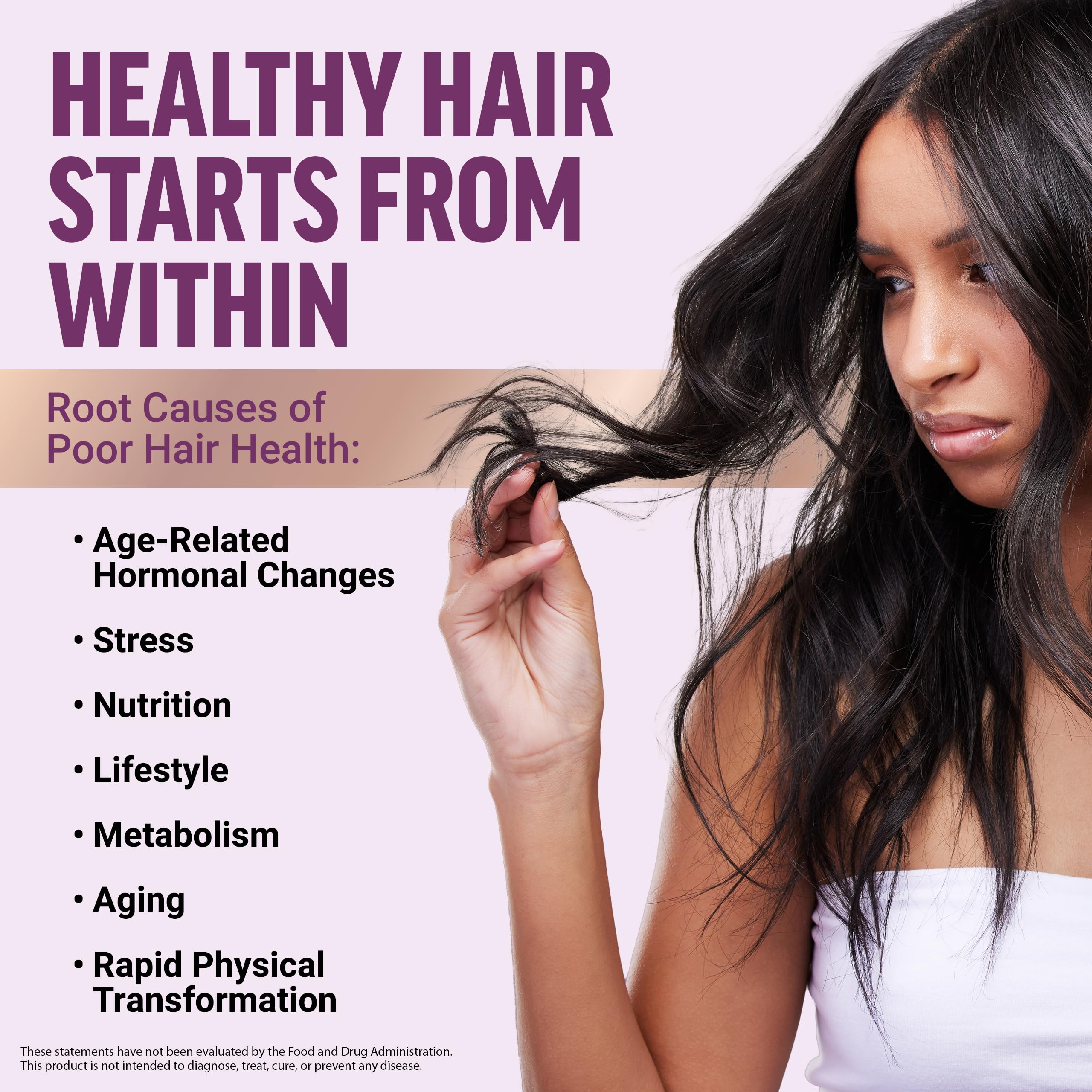 Force Factor Hair Growth Accelerator Soft Chews, Hair Growth Vitamins for Women and Men with Clinically Studied Lustriva and Biotin, Promotes Thicker