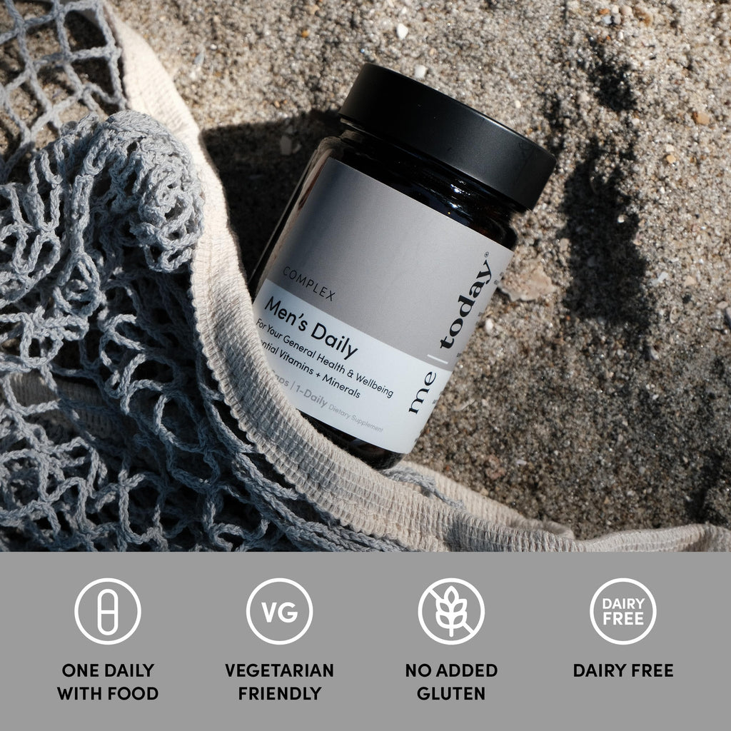 me today Multivitamin for Men, Mineral Supplements with 27 Vitamins, Minerals and Herbs, Including D, C, A, B, Biotin and Zinc, Vegetarian | General Health Supplements | 60 Capsules me todayBuy Supplements Australia