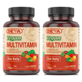DEVA Vegan Multivitamin & Mineral Supplement with Iron 2-Pack, Spirulina, Chlorella, Ashwagandha, Broccoli & More, 90 Coated Tablets Each DEVABuy Supplements Australia