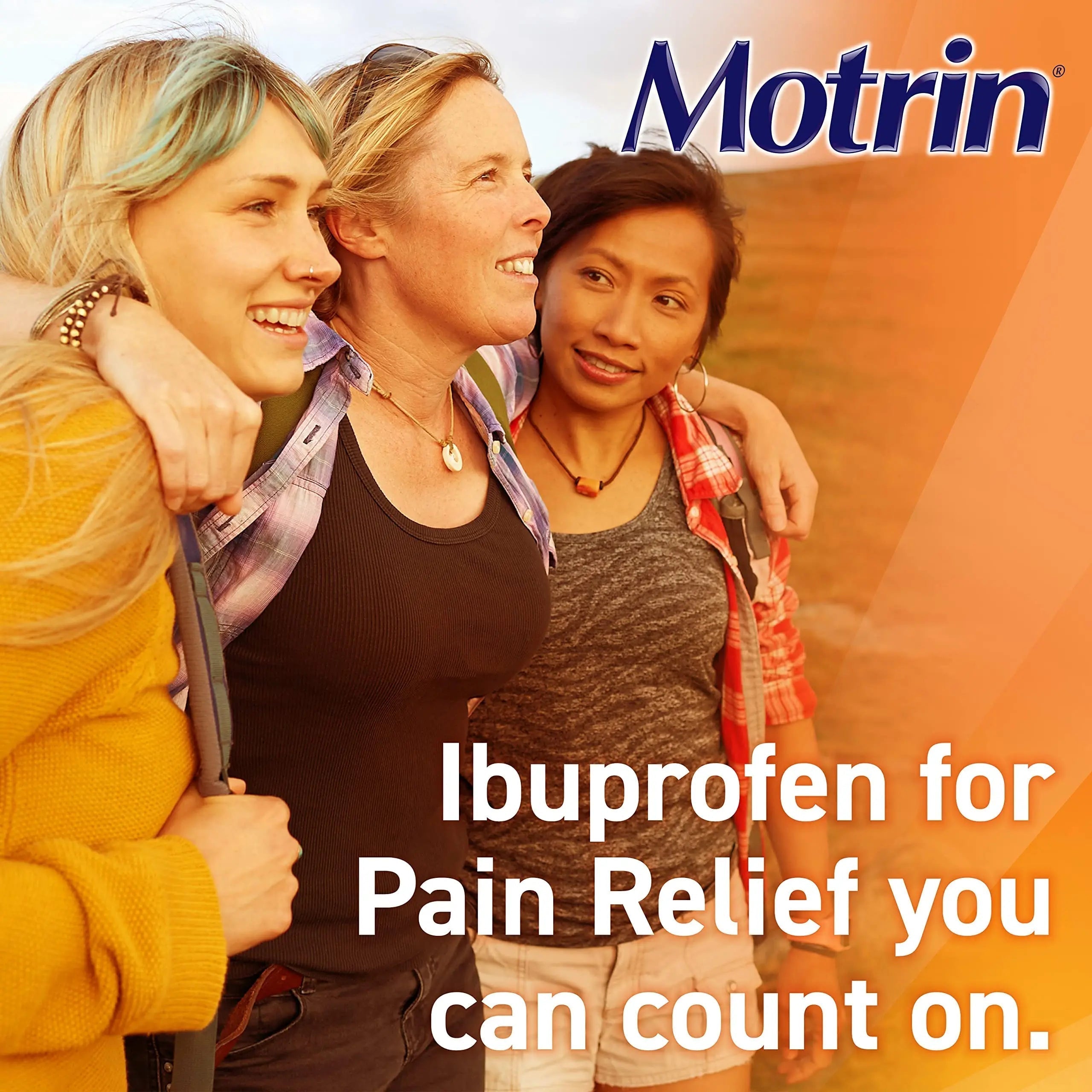 Motrin IB, Ibuprofen 200mg Tablets, NSAID Pain & Fever Reliever for Headache, Backache, Muscular Aches, Arthritis Pain Reliever, 50 Travel Packets of 2, 100 ct MotrinBuy Supplements Australia