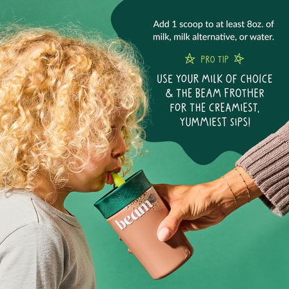 Beam Kids Multivitamin Powder – Kids Vitamins with Greens, Probiotic & Prebiotic, Immune Support for Children & Toddlers, No Artificial Sweeteners, For Picky Eaters,