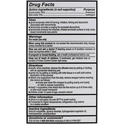 Calmol 4 Hemorrhoidal Suppositories with Soothing Natural Ingredients, 24 Count Calmol 4Buy Supplements Australia