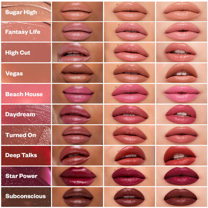 Kosas Weightless Lip Color Nourishing Satin Lipstick - High Impact Lip Color with Clean Formula - Comfy Feel & Soft Finish - Turned On KosasBuy Supplements Australia