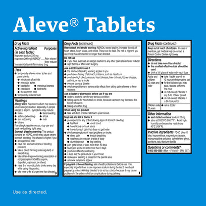 Aleve CPLT 2DZ 200 ct (Pack of 2) AleveBuy Supplements Australia