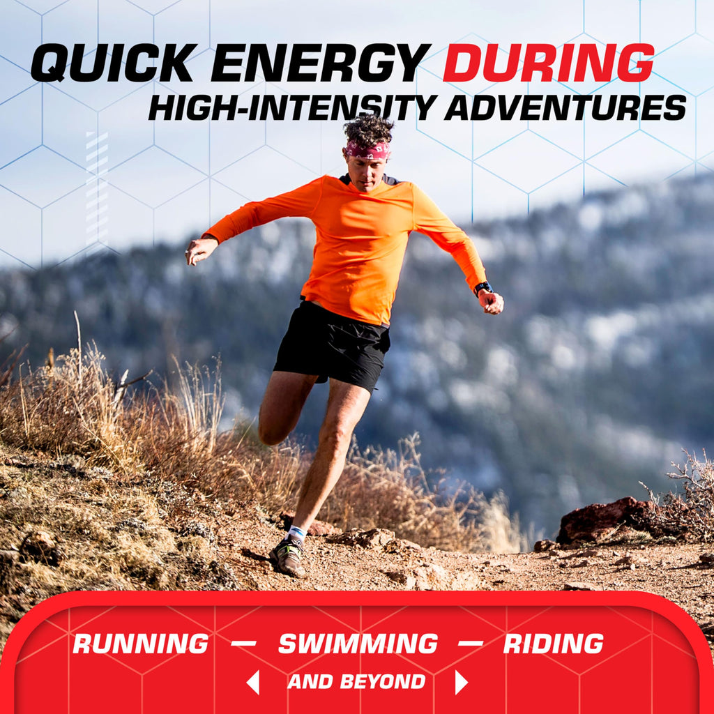 CLIF BLOKS - Mountain Berry Flavor - Energy Chews - Non-GMO - Plant Based - Fast Fuel for Cycling and Running - Quick Carbohydrates and Electrolytes - 2.12 oz. (18 Count)
