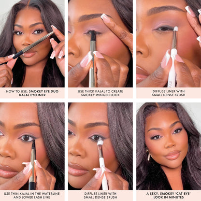 ICONIC LONDON Smokey Eye Duo Eyeliner | Creamy, Easy to Blend 2-in-1 Eyeliner Crayon, Water Resistant, Cruelty Free, Vegan Makeup (Spiced Plum) 0.027 oz ICONIC LONDON buy supplements Au