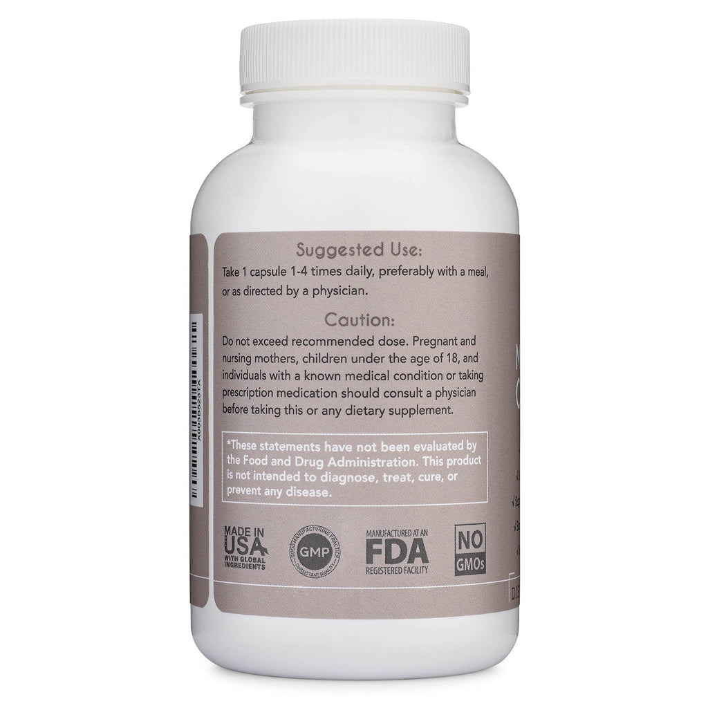 Magnesium Complex - Lifted Naturals Magnesium Supplement w/Bisglycinate, Malate, Taurate - 120 Capsules - Bioavailable Magnesium Formula for Mood, Sleep, Energy Support* Lifted Naturals buy supplements Au