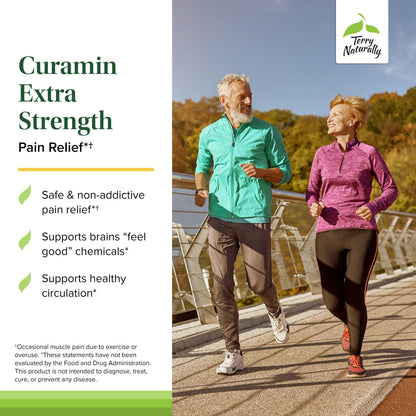 Terry Naturally Curamin Extra Strength - Curcumin & Boswellia Supplement for Healthy Circulation Support - Turmeric Supplement to Support Joints, Muscle Health & Endorphin Production - 30 Tablets Terry NaturallyBuy Supplements Australia