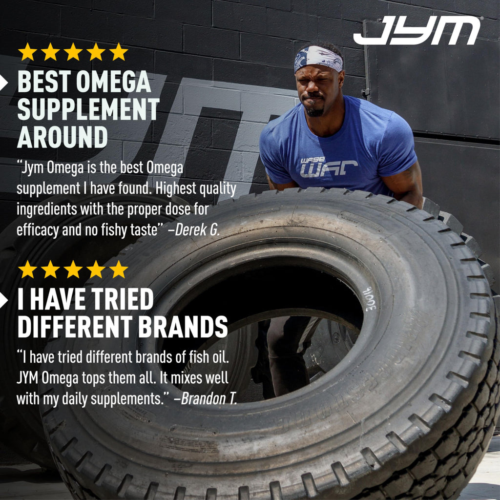 JYM Supplement Science Omega JYM Fish Oil 2800mg, High Potency Omega 3, EPA, DHA, DPA for Brain, Heart, & Joint Support 120 Soft Gels JYM Supplement Science buy supplements Au