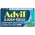 Advil Liqui-Gels Pain Reliever And Fever Reducer, Pain Medicine For Adults With Ibuprofen 200mg For Headache, Backache, Menstrual Pain And Joint Pain Relief - 40 Liquid Filled Capsules AdvilBuy Supplements Australia