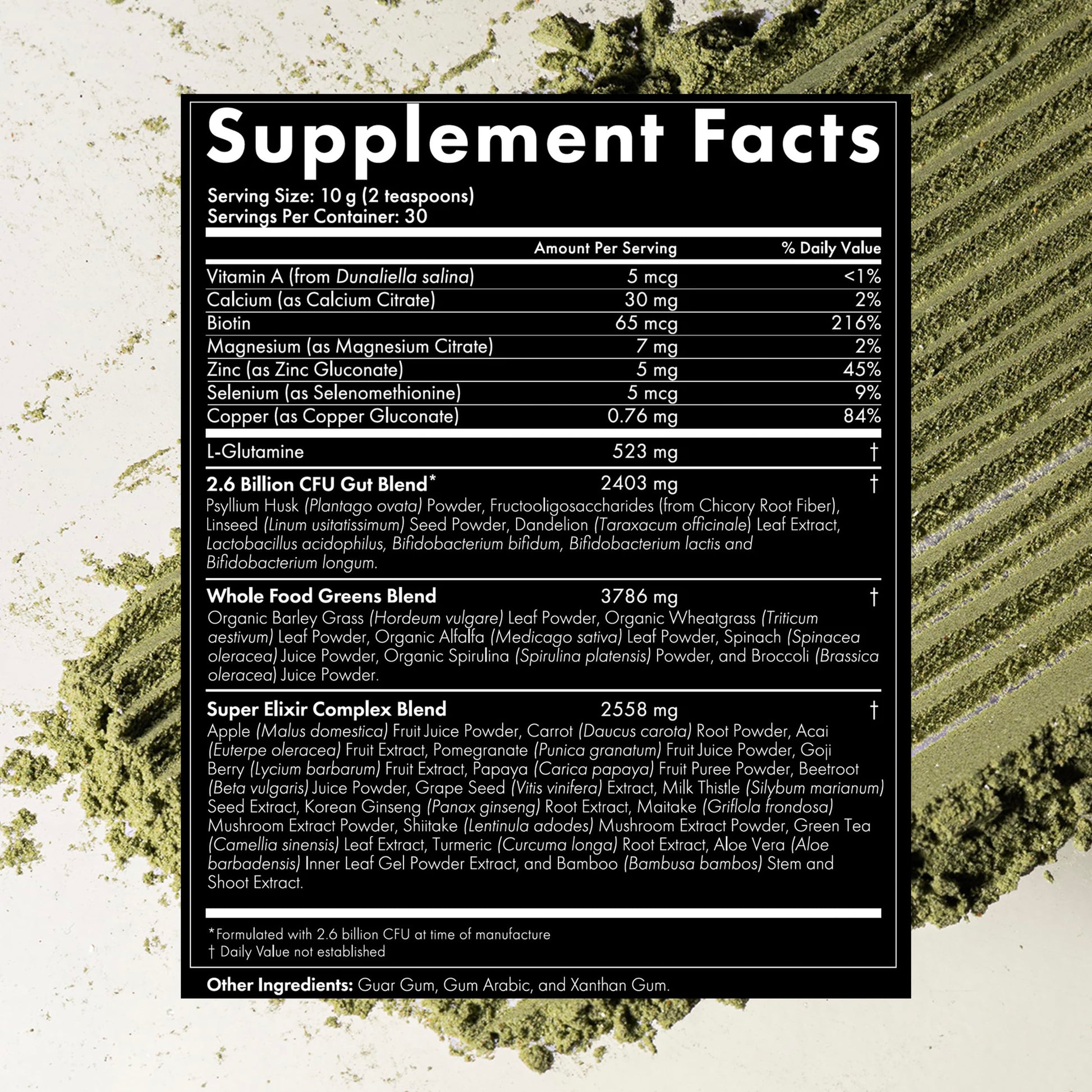 WelleCo The Super Elixir, Daily Greens Powder with Probiotics, Superfoods & Whole Foods, Unflavored Drink Mix for Gut Health, Immunity, Energy, Skin & Hair, 10.5oz Jar WelleCo buy supplements Au