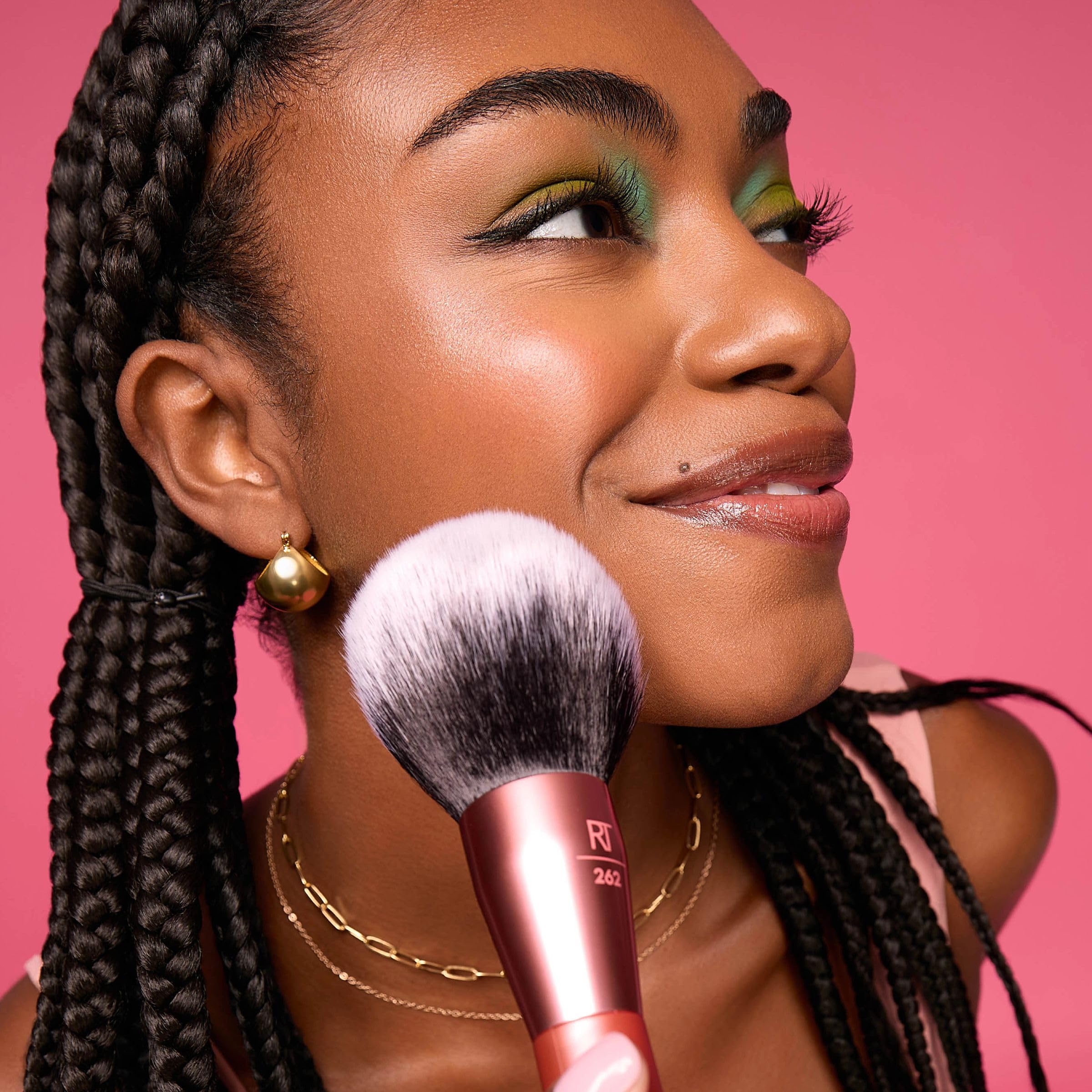 Real Techniques Extra Big Powder Brush, Large Makeup Brush For Powder, Fluffy Head For All-Over Setting, XL Oversized Brush For Quick Application, Cruelty-Free, Synthetic Bristles, 1 Count Real TechniquesBuy Supplements Australia